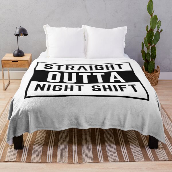 Item preview, straight outta night shift designed and sold by tali-smith.