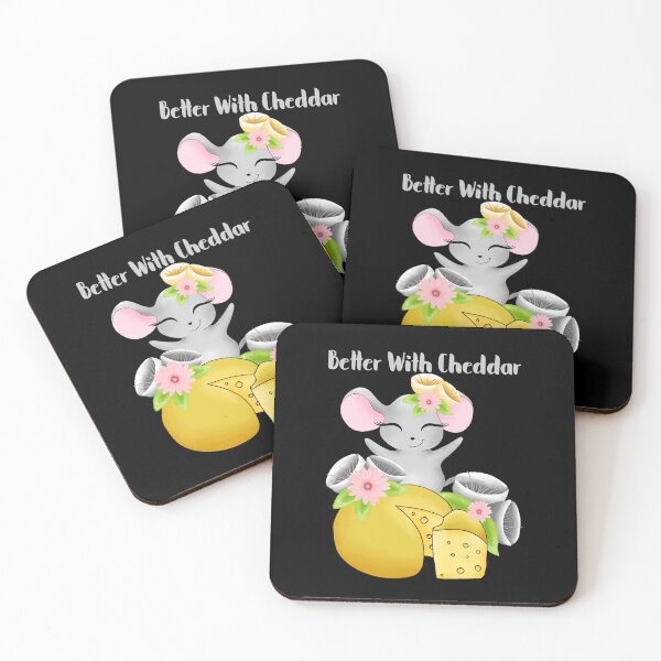 Item preview, Anime Mouse Pad Better Than Cheddar Cute designed and sold by Drnksuzys.