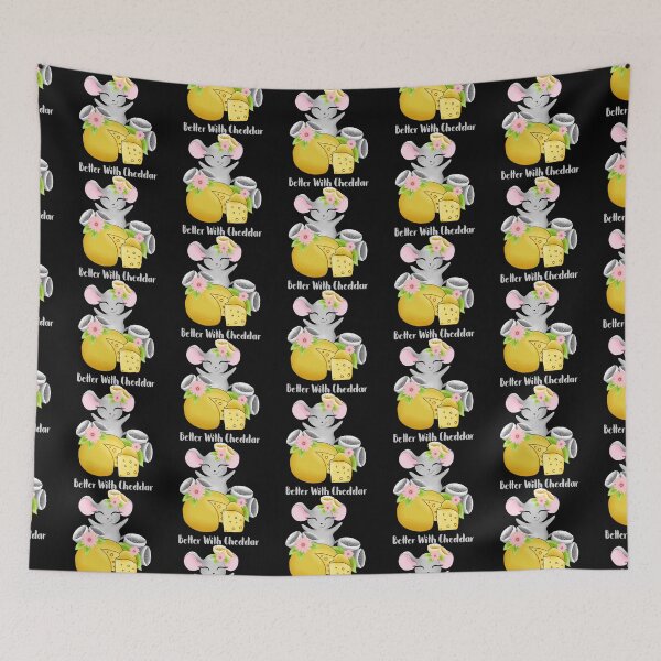 Item preview, Anime Mouse Pad Better Than Cheddar Cute designed and sold by Drnksuzys.