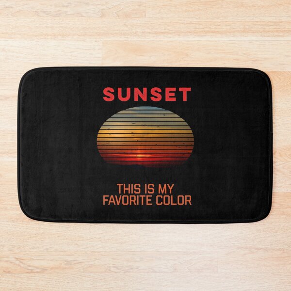 Item preview, Sunset is my favorite color designed and sold by doctors-apparel.