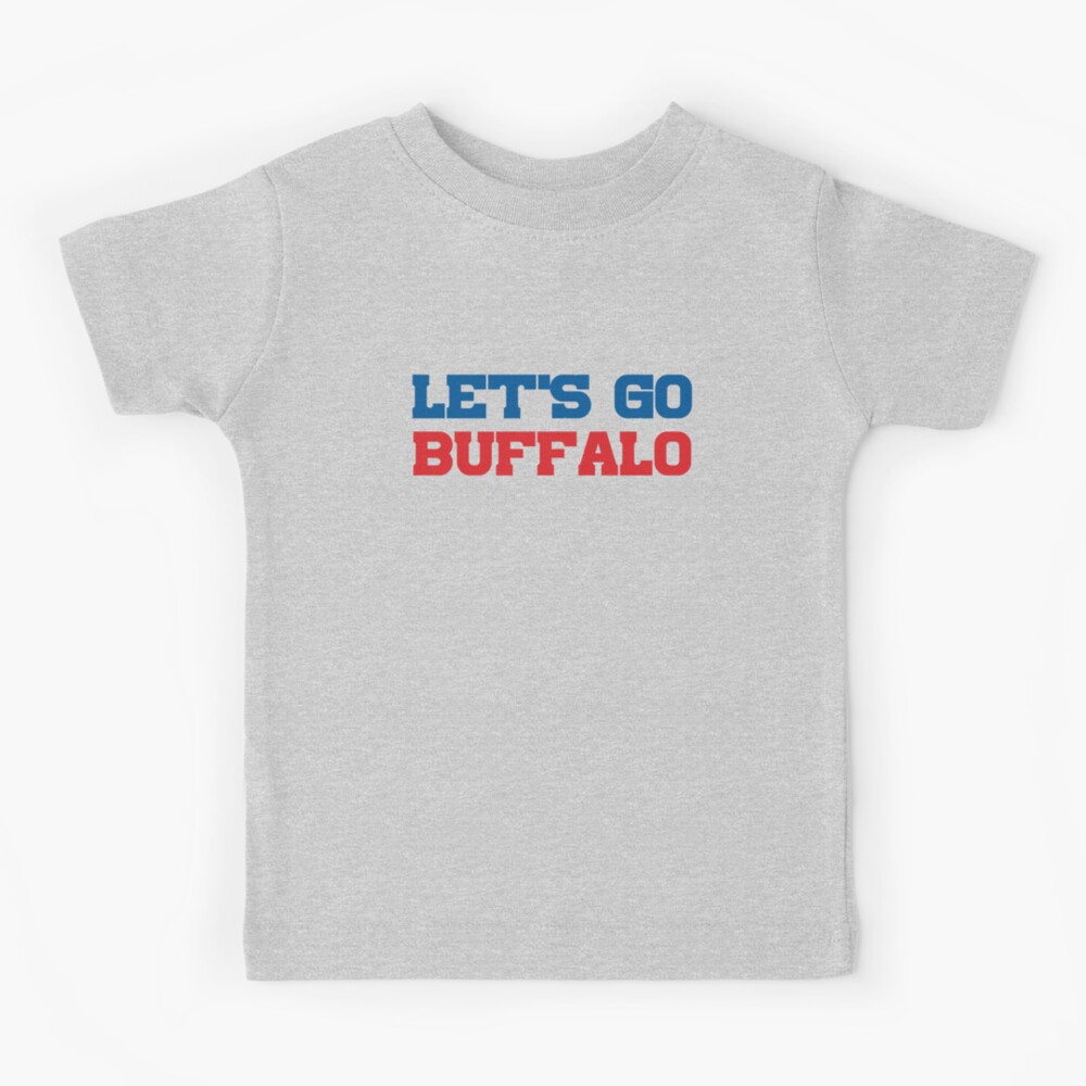 Let's Go Buffalo Red Crewneck Sweatshirt Buffalo Bills 