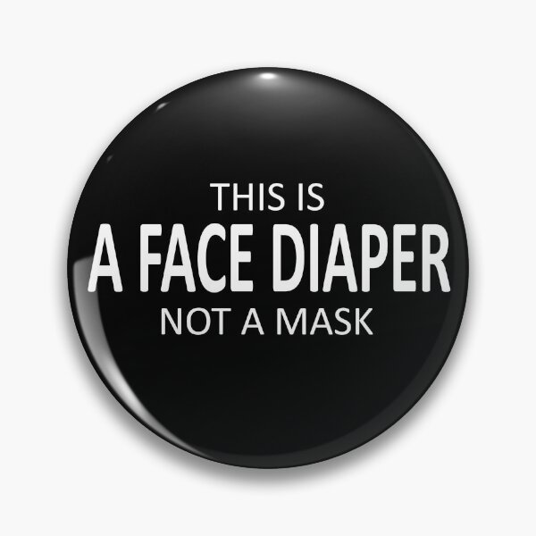 Item preview, Face diaper designed and sold by TRAVELLING THE COSMOS.