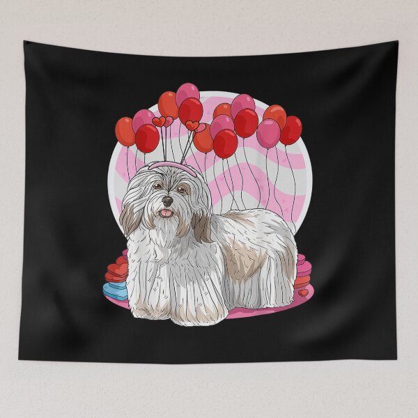 Item preview, Havanese Dog Heart Valentine Day Decor Gift designed and sold by shirleyfinley.