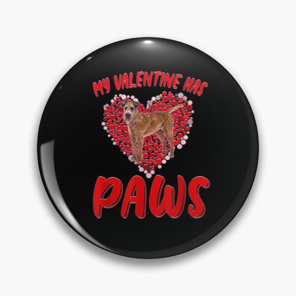 Item preview, My Valentine Has Paws Irish Terrier Valentine Gifts designed and sold by shirleyfinley.
