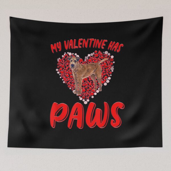 Item preview, My Valentine Has Paws Irish Terrier Valentine Gifts designed and sold by shirleyfinley.