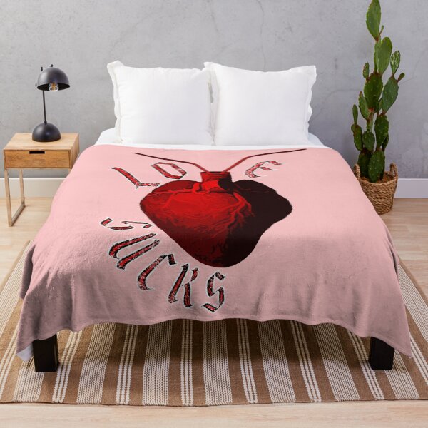 Item preview, Love Sucks - Grunge Anti Valentines Heart designed and sold by RabbitLair.