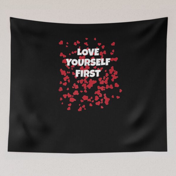 Item preview, Valentine Day Gift Love Yourself First Hearts Valentine designed and sold by shirleyfinley.