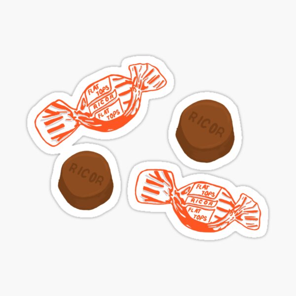 "Filipino Sweets Flat Tops" Sticker by jlinehart Redbubble