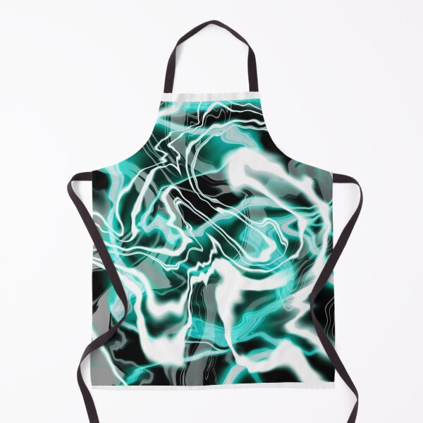 Item preview, Turquoise Black and White Marble Pattern designed and sold by Lavenna.