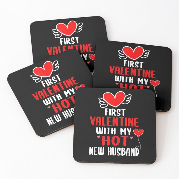 Item preview, First Valentine With My Hot New Husband Funny Couple designed and sold by shirleyfinley.