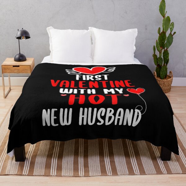 Item preview, First Valentine With My Hot New Husband Funny Couple designed and sold by shirleyfinley.