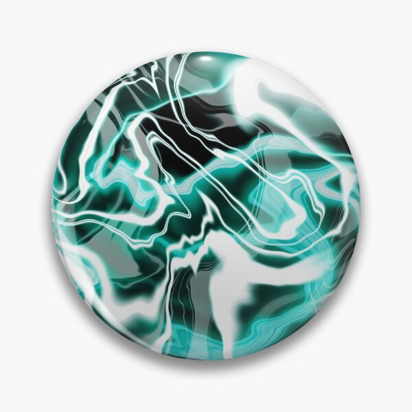 Item preview, Turquoise Black and White Marble Pattern designed and sold by Lavenna.