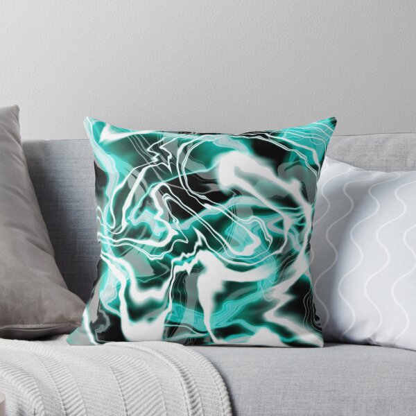 Item preview, Turquoise Black and White Marble Pattern designed and sold by Lavenna.