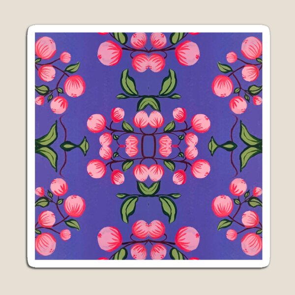 Item preview, Patrón florido rosa y morado3 designed and sold by angran.