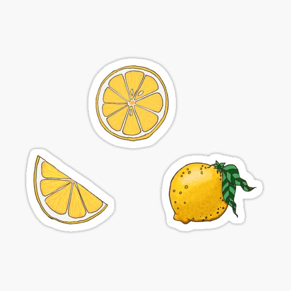 Lemon Collection Sticker