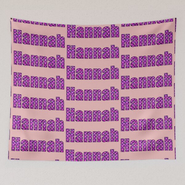Item preview, Top 10 best personalised gifts 2022  - Hannah - name with mermaid scale pattern - custom name designed and sold by Artonmytee.