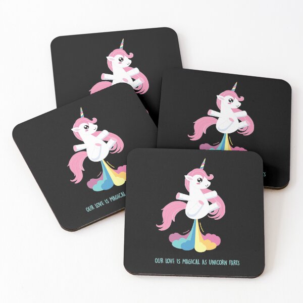 Item preview, Our love is magical as unicorn farts - Unicorn Valentines Day Gift designed and sold by HappyLime.