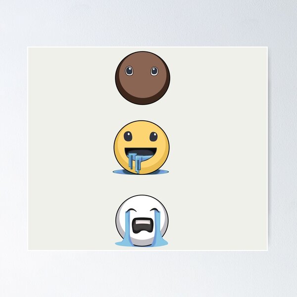 Scream Emoji Poster – Realistic Emojis