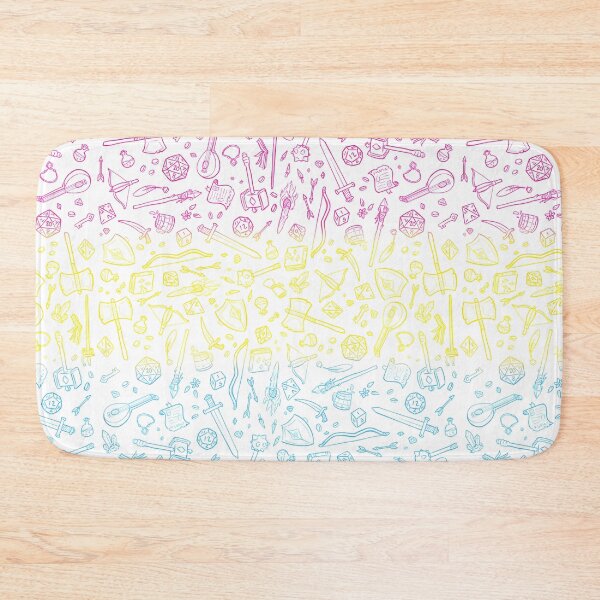 Item preview, DnD Pattern Pansexual Flag designed and sold by Alexa Martin.