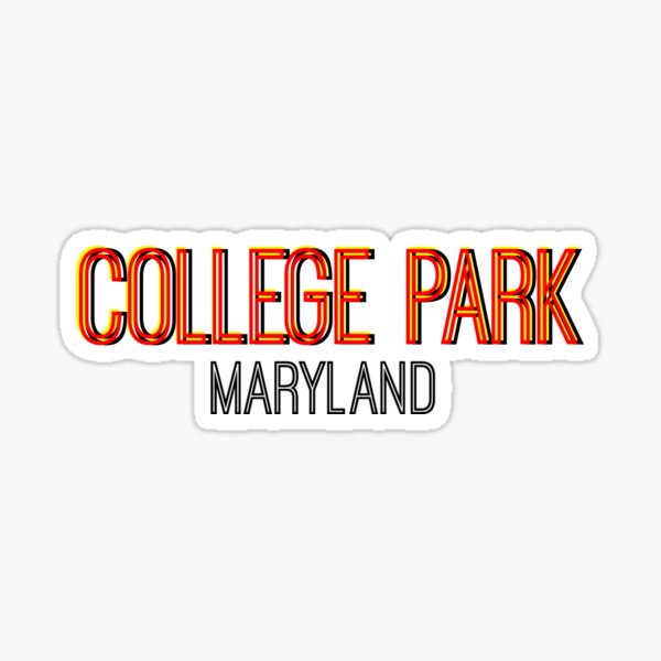 College Park Maryland Snapchat Sticker