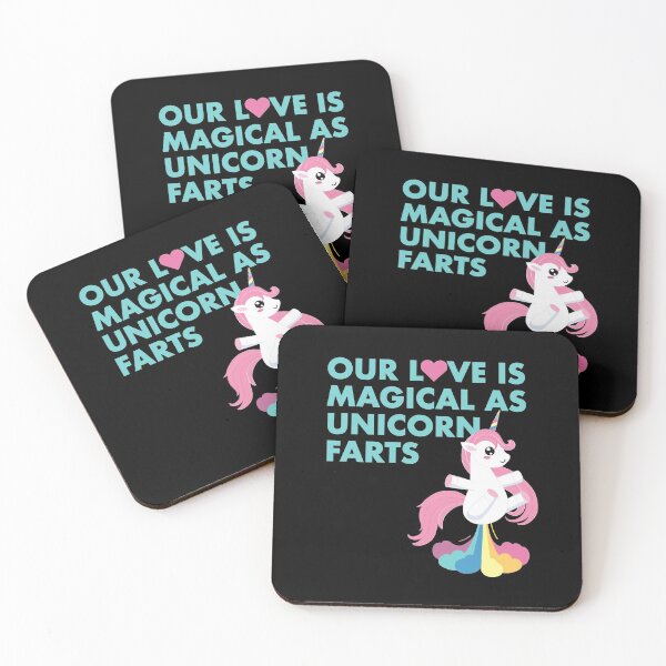 Item preview, Our love is magical as unicorn farts - Unicorn Valentines Day Gift designed and sold by HappyLime.