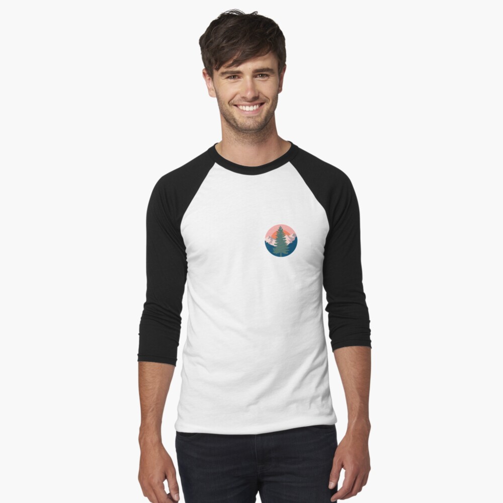 Item preview, Baseball ¾ Sleeve T-Shirt designed and sold by elysecon.