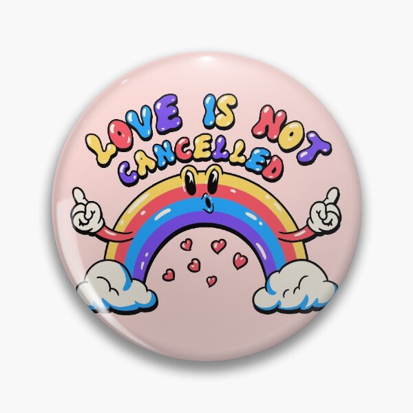 Item preview, Love is not cancelled | Rainbow (pink) designed and sold by Any Color Designs.
