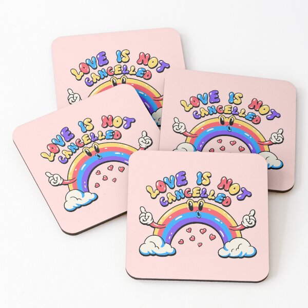 Item preview, Love is not cancelled | Rainbow (pink) designed and sold by Any Color Designs.