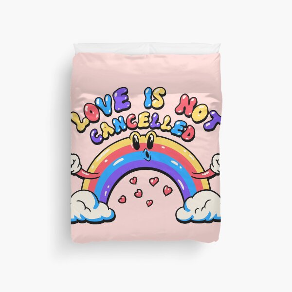Item preview, Love is not cancelled | Rainbow (pink) designed and sold by Any Color Designs.
