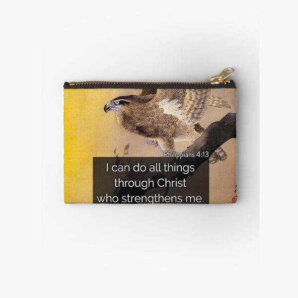 Item preview, Bible Verse Art - Philippians 4:13 - Christian Quote - King James Bible designed and sold by Sirieht.