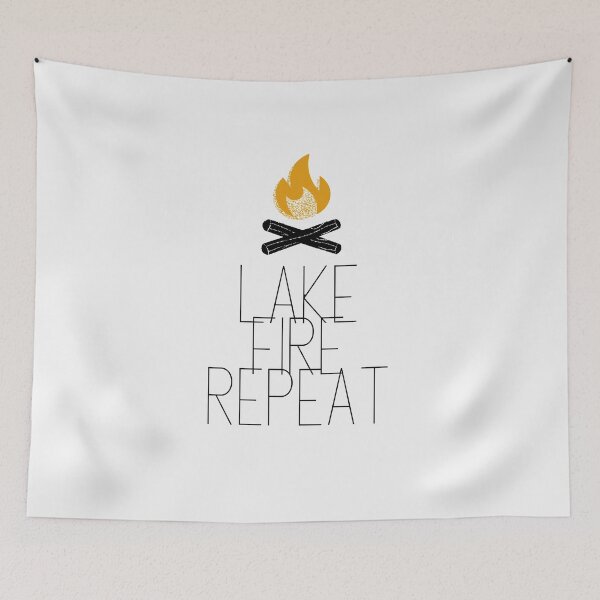 Item preview, Lake Fire Repeat designed and sold by FishWorldwide.