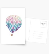 Heißluftballon Postkarten