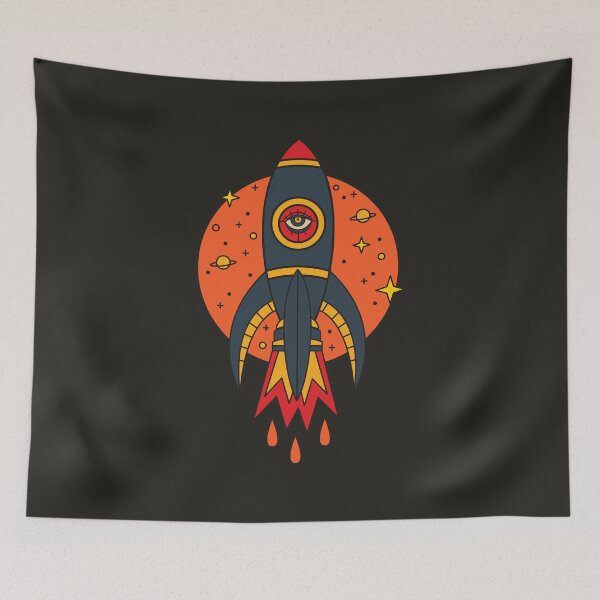 Item preview, Rocketship Off to the moon designed and sold by rmrc28.