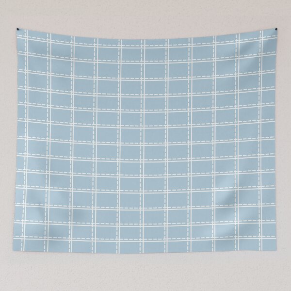 Item preview, light blue plaid pattern designed and sold by Lilou-artem.