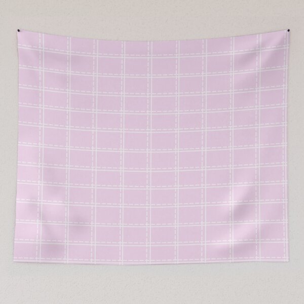 Item preview, pink plaid pattern designed and sold by Lilou-artem.