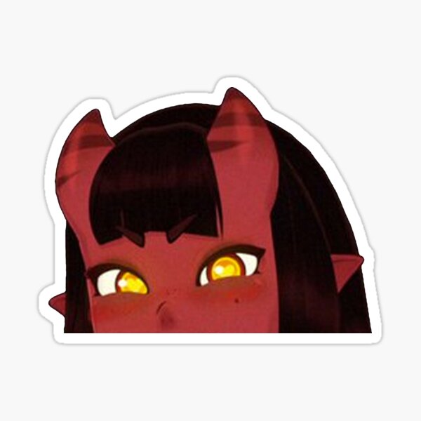 Meru The Succubus Anime Stickers Redbubble