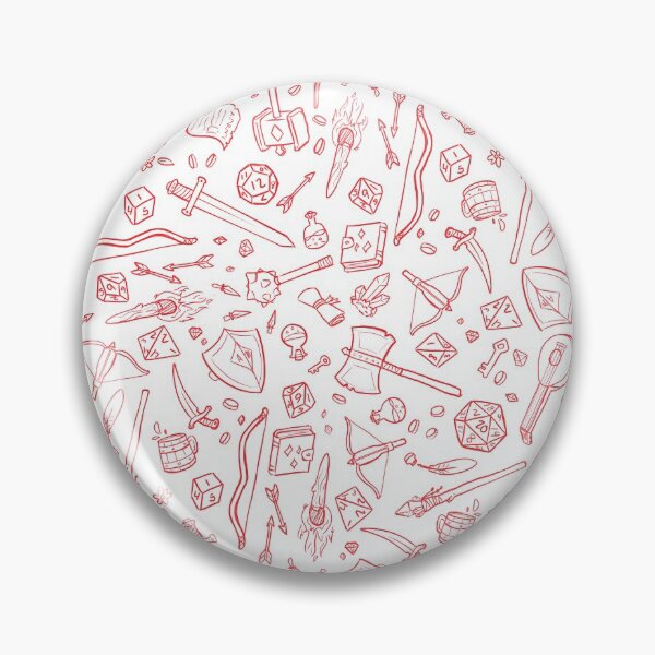 Item preview, DnD Pattern Red designed and sold by Alexa Martin.