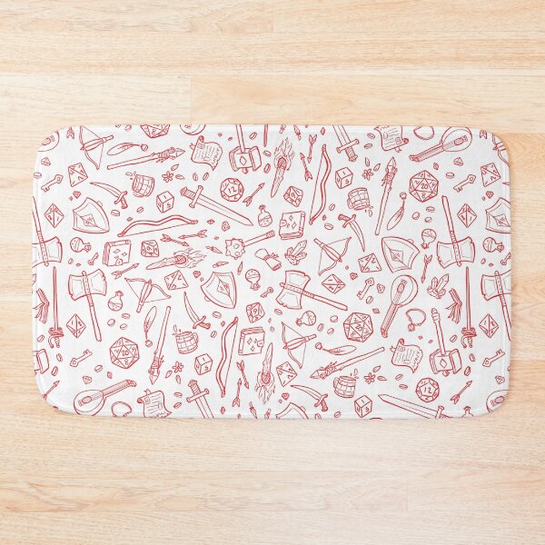 Item preview, DnD Pattern Red designed and sold by Alexa Martin.