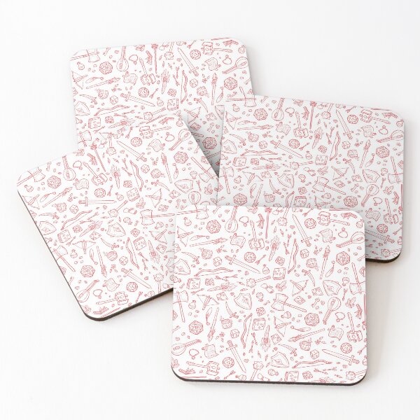 Item preview, DnD Pattern Red designed and sold by Alexa Martin.