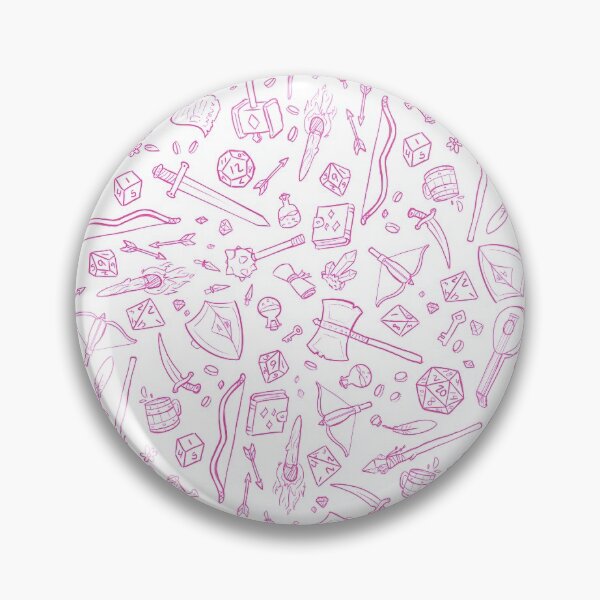 Item preview, DnD Pattern Pink designed and sold by Alexa Martin.
