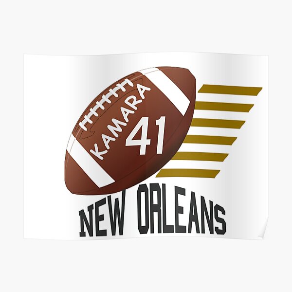 Alvin Kamara 41 New Orleans Saints football player poster gift