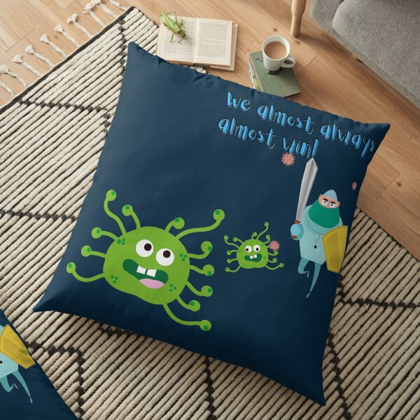 We will win Floor Pillow