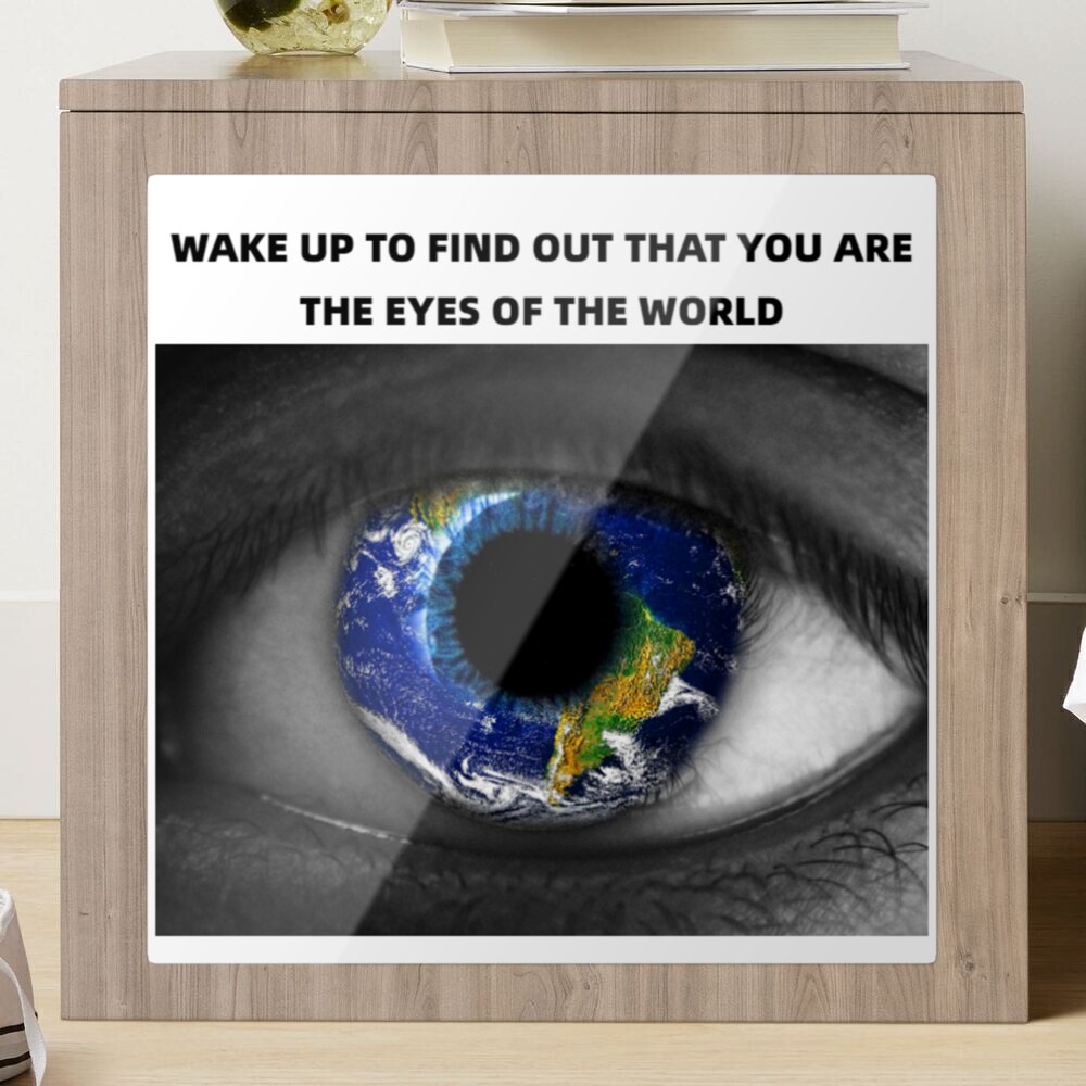 Eyes of the World Sticker for Sale by macwojs