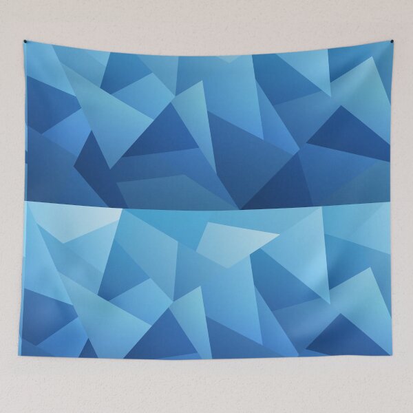 Item preview, Blue Triangle Duvet, and Pillow Covers. designed and sold by SacredsDesigns.