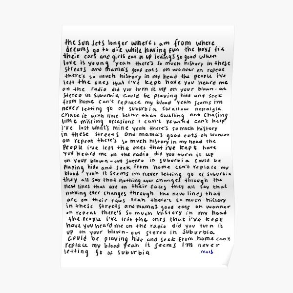 Troye Sivan Lyrics Posters Redbubble Tekst troye sivan — fools. redbubble