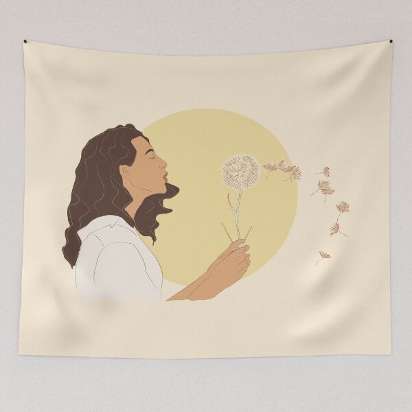 Item preview, Woman blows dandelion designed and sold by PayoWebCo.
