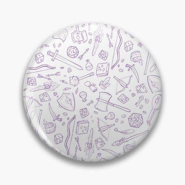 Item preview, DnD Pattern Purple designed and sold by Alexa Martin.