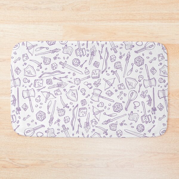 Item preview, DnD Pattern Purple designed and sold by Alexa Martin.