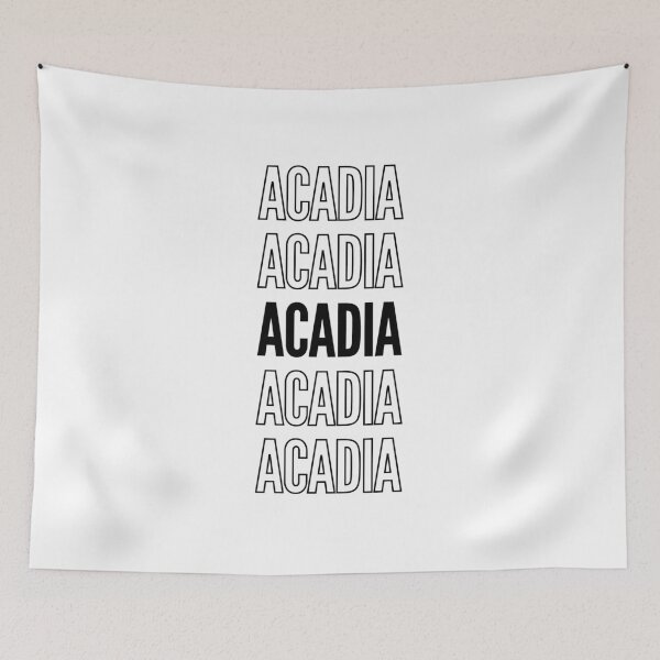 Item preview, Acadia Repeated Text designed and sold by HalpinDesign.