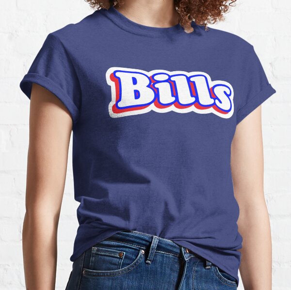 Buffalo Bills Deep V Neck T Shirt Women's Summer Short Sleeve Blouse Tops  Gift